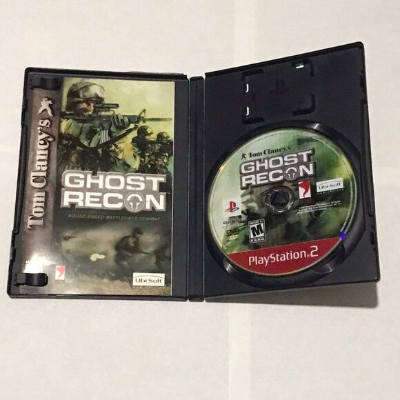 PS2 Tom Clancy’s Ghost Recon: Squad Based Battlefield Combat (PlayStation 2) - Picture 3 of 3